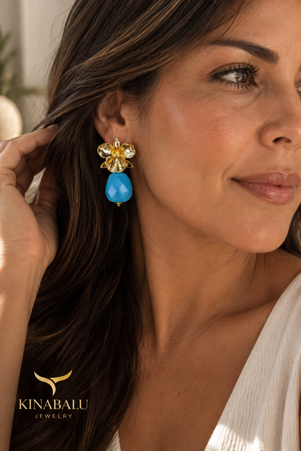 Orquídea de Mar — Agate Earrings