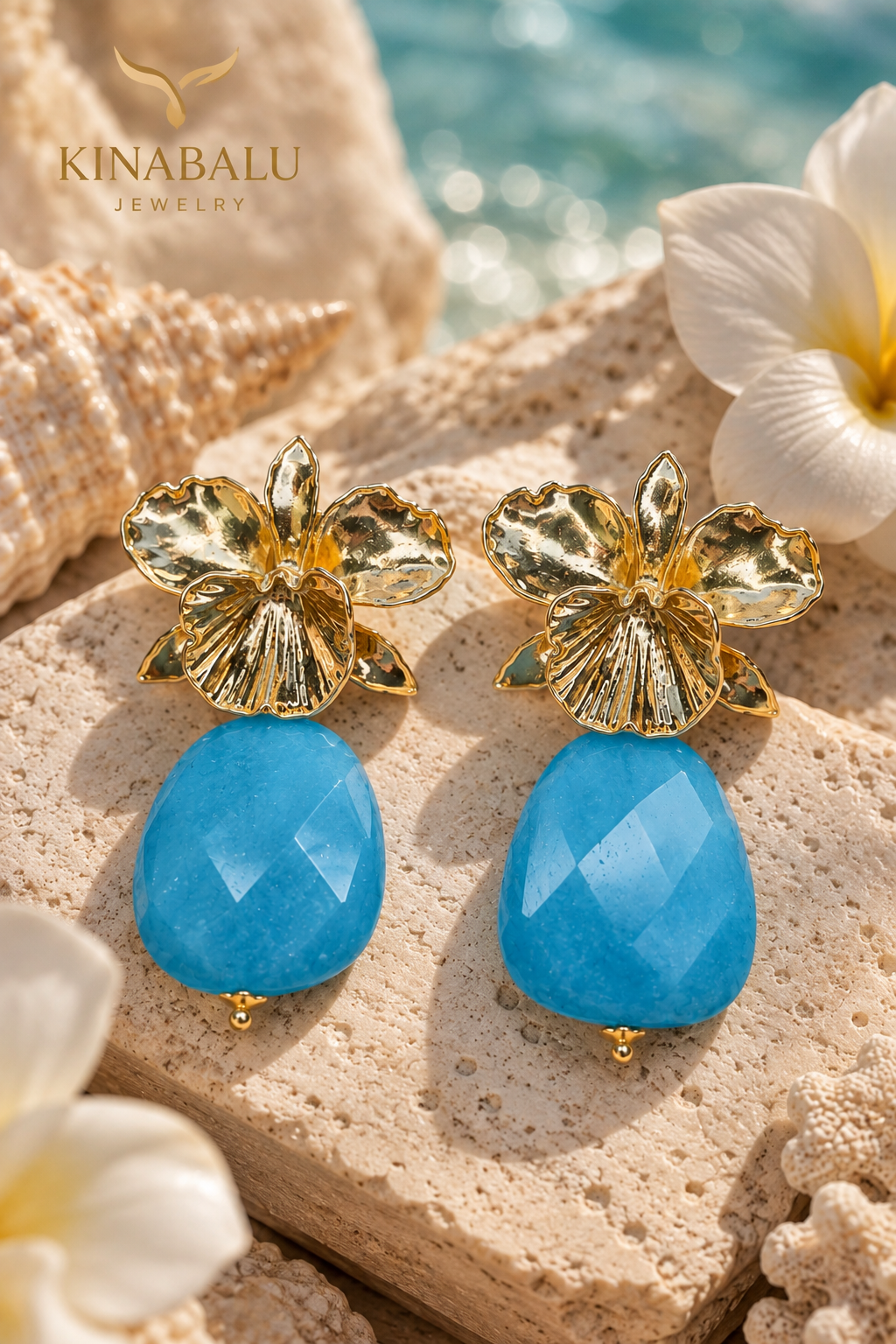 Orquídea de Mar — Agate Earrings
