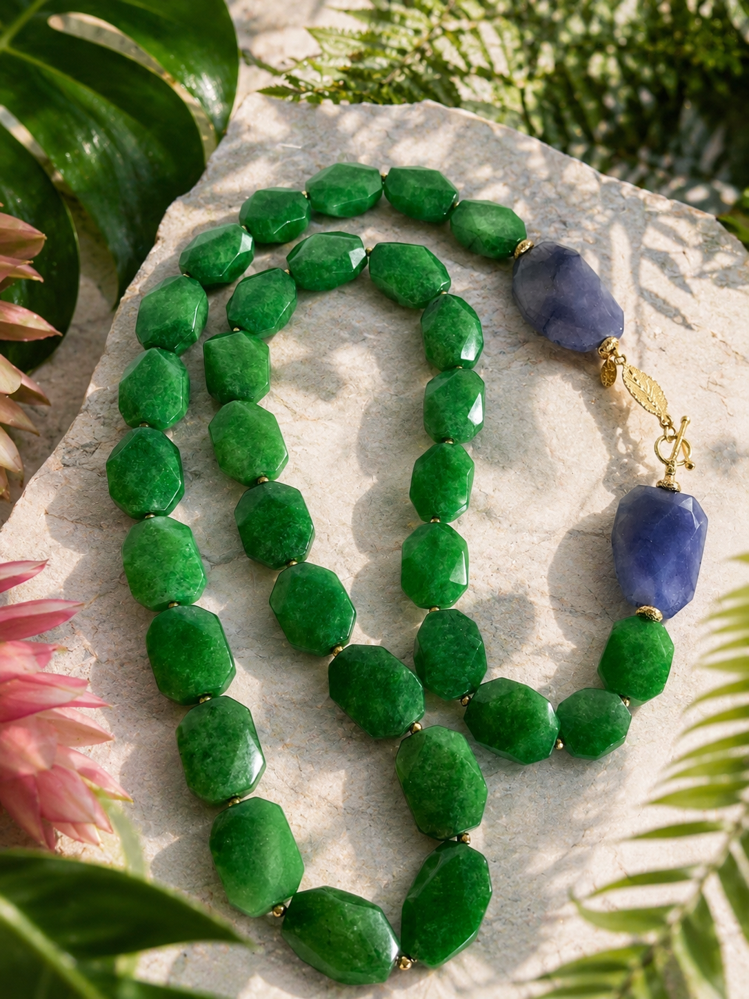 " ORIGEN "Double-Wrap Necklace and Earrings Set