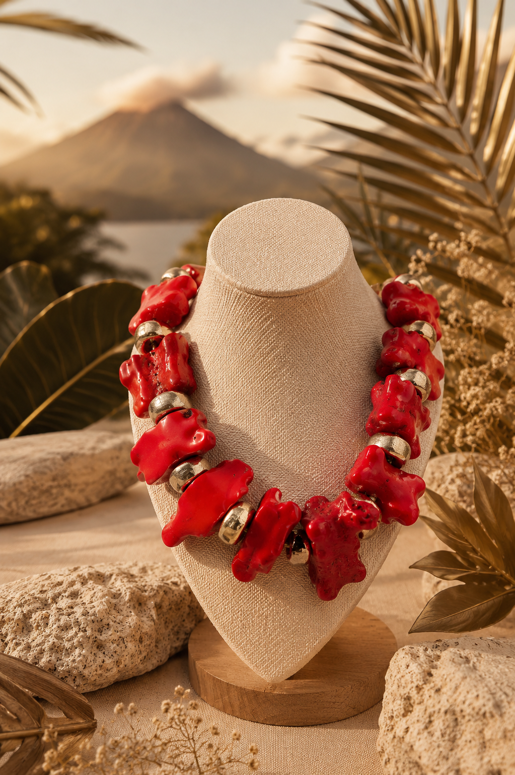 Fuego del Pacífico Necklace